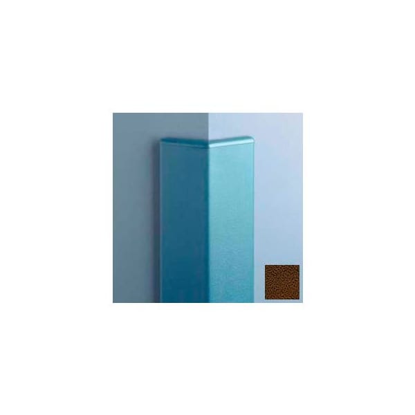 Pawling Surface Mounted Corner Guard 135Deg, 3'' Wings, 4'H W/Caps, Brown CG-135R-4-4 - main